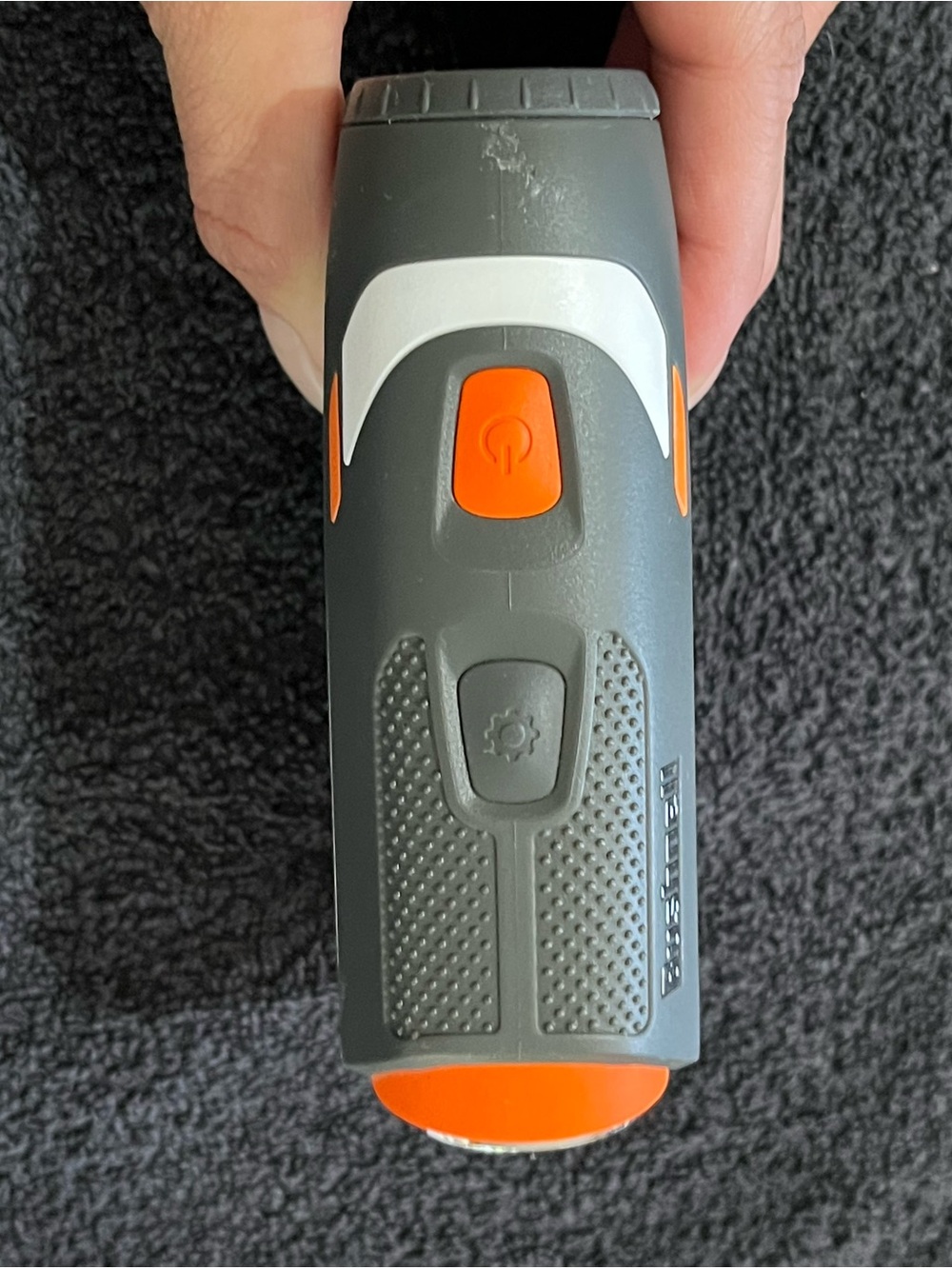 Bushnell Tour V6 Shift Rangefinder in Black/White with Orange Accents with Grip - Picture 4 of 13